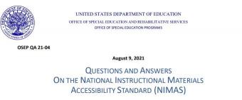 Cover of the Q&A document
